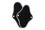 Cotton Eco sanitary pad,reusable incontinence pads  BLACK